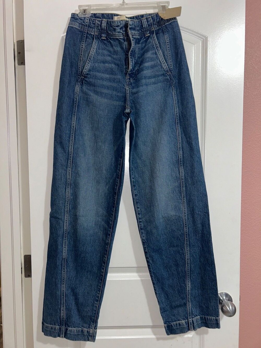 Madewell Women’s Tapered Seamed Trouser Jeans size 26 NWT - Picture 2 of 6